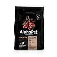 фронт сухой корм AlphaPet для взр. кошек и котов с ягненком 0,4 кг