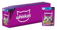 Whiskas влажный корм для кошек, желе с лососем (28шт в уп)