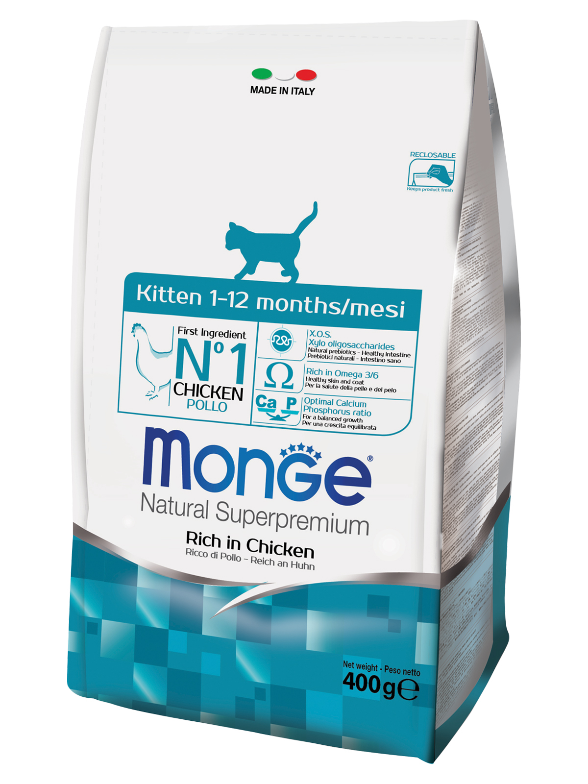 Monge Cat Kitten корм для котят всех пород, курица / 400 гр