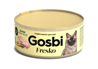 Gosbi Fresko влажный корм для пожилых кошек всех пород, мясной пир