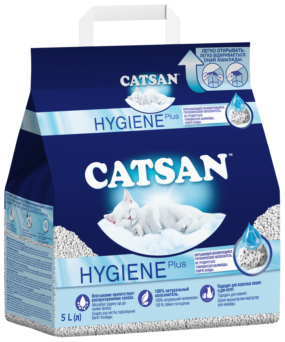 Catsan наполнитель для кошачьего туалета, впитывающий (5 л)