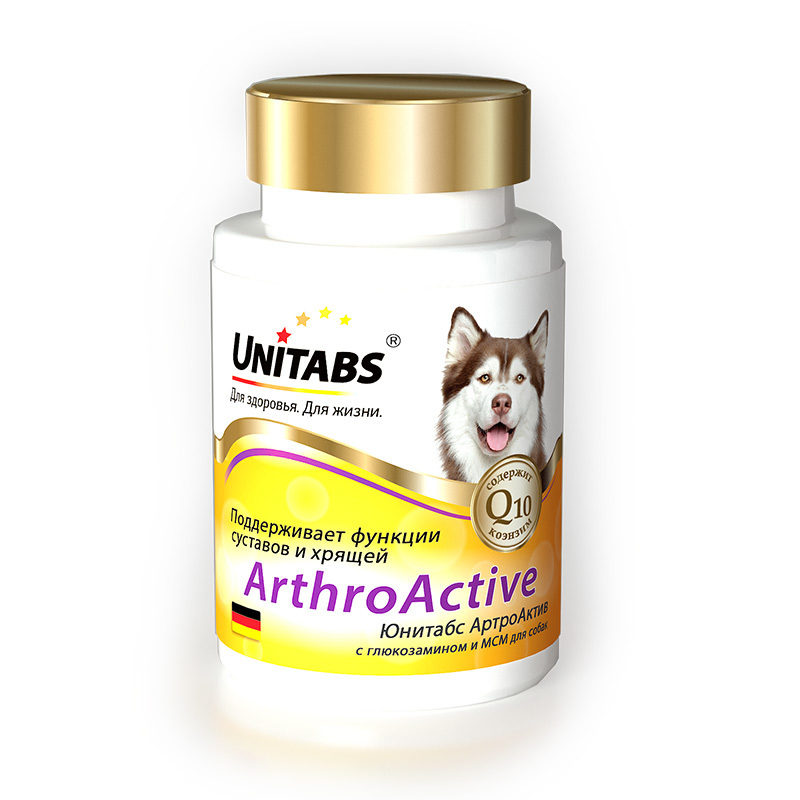 Unitabs ArthroАctive с Q10 для собак