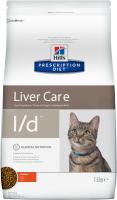 Hill's Prescription Diet l/d Liver Care сухой диетический корм для кошек для поддержания здоровья пе