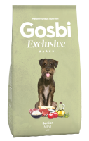 Gosbi Exclusive корм для пожилых собак малых пород, курица