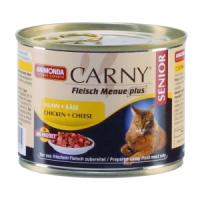 Animonda Carny Senior  консервы для кошек с курицей и сыром для стареющих кошек