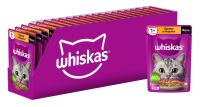 Whiskas влажный корм для кошек, желе с курицей и индейкой (28шт в уп)