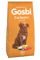 Gosbi Exclusive корм для взрослых собак средних пород, курица