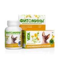 Веда Фитомины от аллергии для кошек
