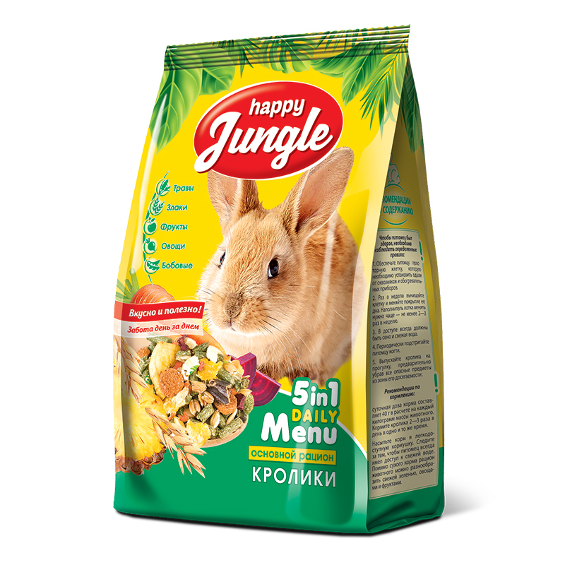 Happy Jungle корм для кроликов