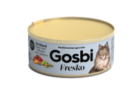 Gosbi Fresko влажный корм для стерилизованных взрослых кошек всех пород, говядина, курица и зелень