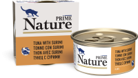137.6.1083    PRIME NATURE жб 85гр в желе Тунец с сурими дкошек (уп24)