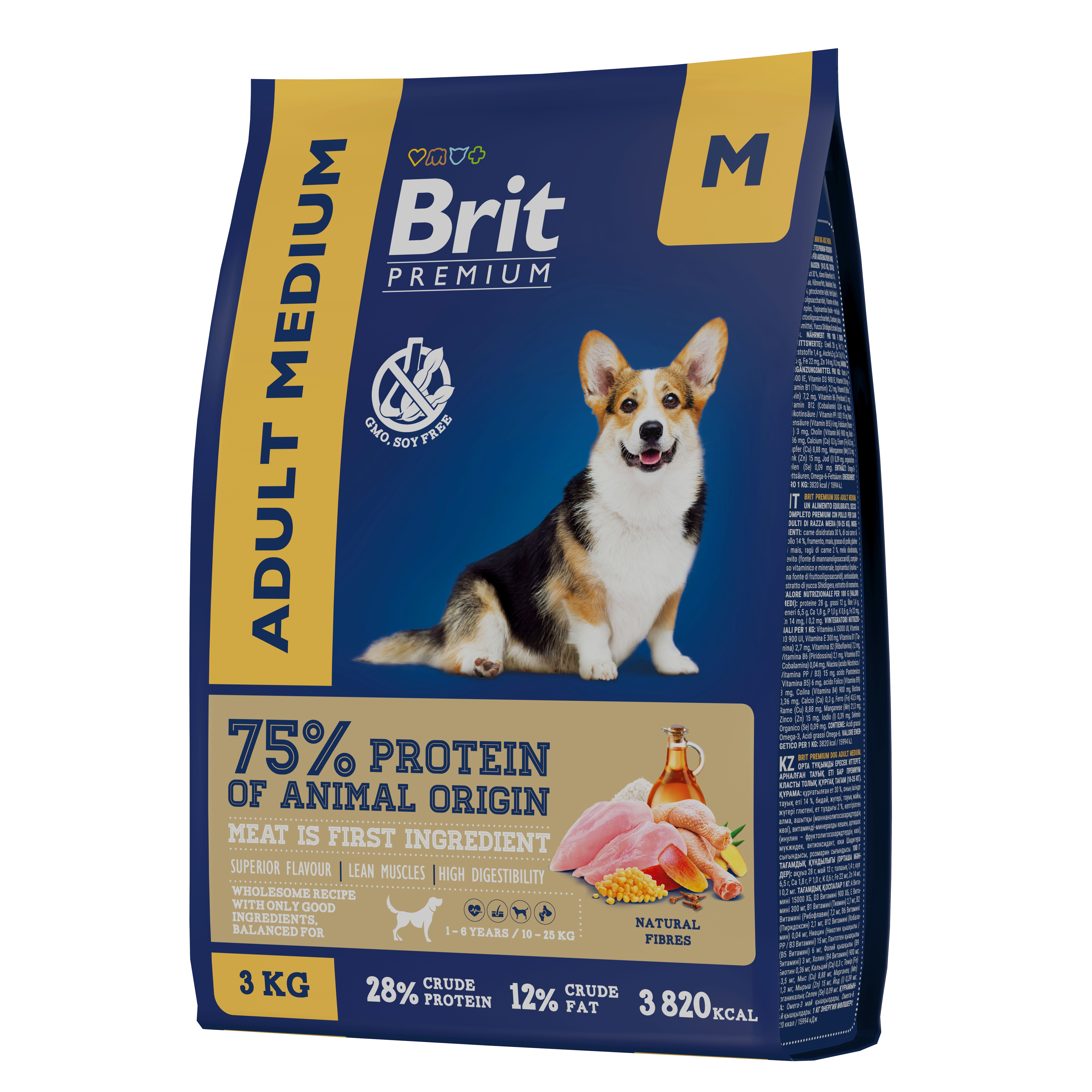 Brit-Adult-Medium-M_3kg справа