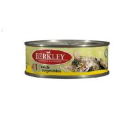 Berkley Беркли конcервы для кошек тунец с овощами №11
