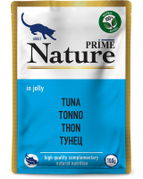 137.6.5205    PRIME NATURE пауч 100гр в желе Тунец дкошек (уп24)