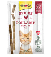 400167 GIMCAT STICKS POULTRY 4 PCS.