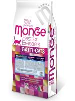 Monge BWild Low Grain корм для взрослых кошек всех пород, с анчоусами