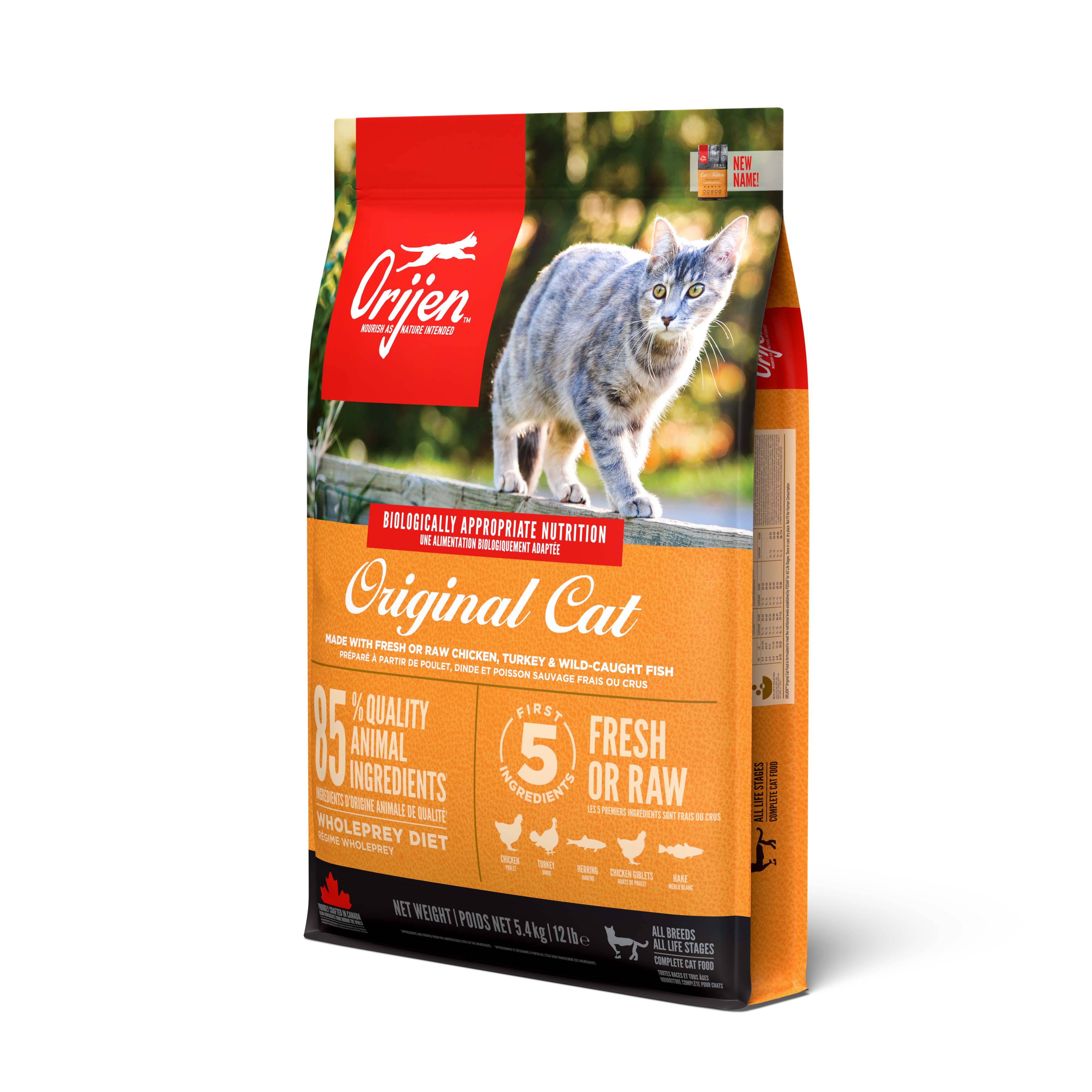 ORIJEN Original Cat Front Left 5.4kg Canada EMEA APAC