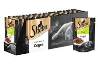 Sheba влажный корм для взрослых кошек всех пород, ломтики в соусе, утка (24шт в уп)