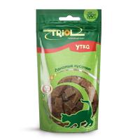 Triol лакомство для взрослых кошек всех пород, кусочки из утки