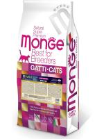 Monge Cat BWild Low Grain корм для взрослых кошек всех пород, низкозерновой, мясо зайца