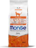 Monge Cat Monoprotein корм для стерилизованных взрослых кошек всех пород, утка