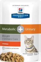 Hill's Prescription Diet Metabolic + Urinary Feline wet chicken
