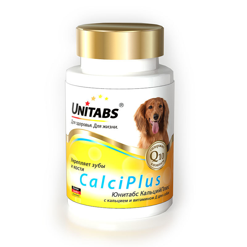 Unitabs CalciPlus с Q10 для собак