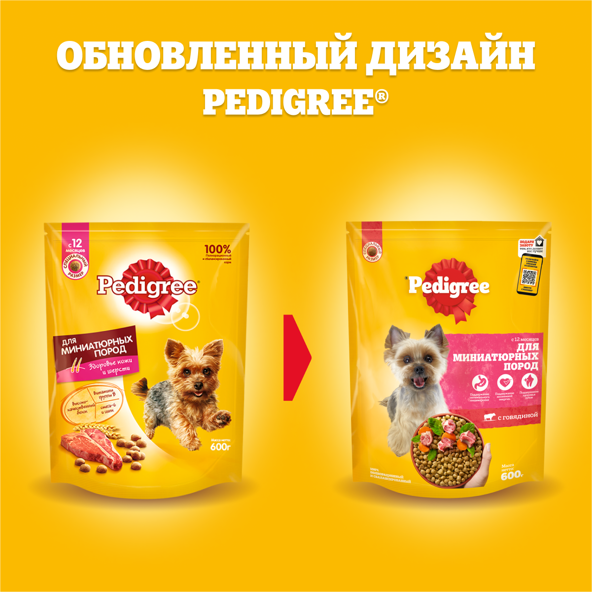 Сухой 600 миниатюрные породы