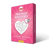 Cl Мягкие коготки прозрачные 40шт