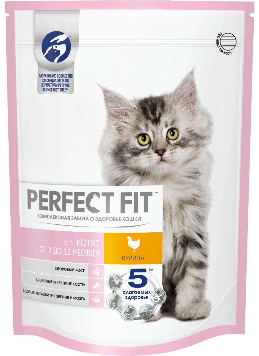 Perfect Fit корм для котят всех пород, с курицей