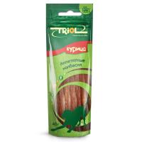 Triol лакомство для взрослых собак всех пород,  аппетитиные колбаски из курицы