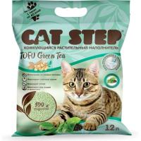 CatStep Tofu комкующийся наполнитель для кошачьих туалетов, зеленый чай