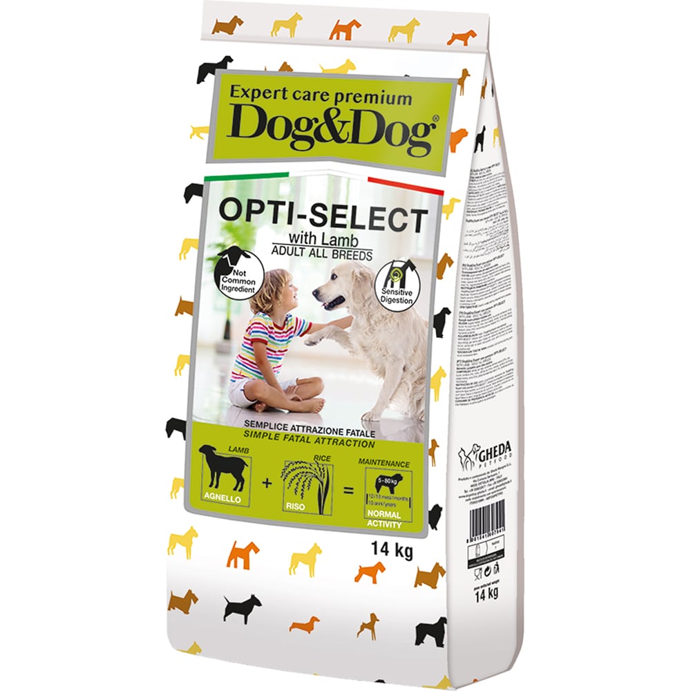 015.607941 (Dog&Dog Expert Care Premium Opti-Select Сухой корм с ягненком для взрослых собак 14кг)