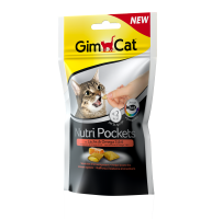 Gimcat Подушечки Нутри Покетс с лососем и Омега 3 и 6 для кошек