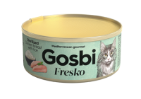 Gosbi Fresko влажный корм для стерилизованных взрослых кошек всех пород, курица и рис