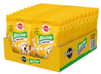 Pedigree лакомство для взрослых собак, бисквитные косточки ассорти