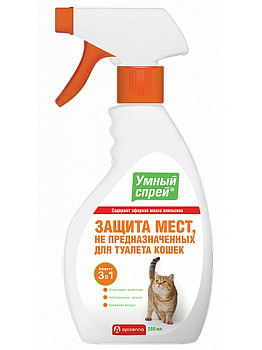 Apicenna Умный спрей защита мест не предназначенных для туалета кошек