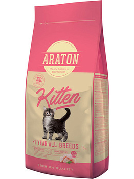 Araton корм для котят с мясом птицы