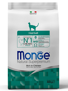 Monge Cat Hairball корм для кошек всех пород и возрастов, для выведения шерсти